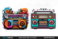 Watercolor Retro Valentines Collection Exquisite Clipart Product Image 1