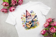 Watercolor Rockstar Gnome Clipart Bundle Product Image 6