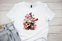 Watercolor Rockstar Gnome Clipart Bundle Product Image 7