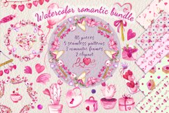 Watercolor romantic bundle Product Image 1