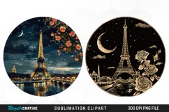 Watercolor Romantic Paris Graphic Clipart Product Image 1