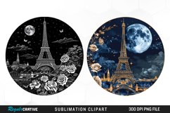 Watercolor Romantic Paris PNG Set Clipart Product Image 1