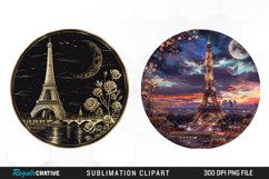 Watercolor Romantic Paris Graphic Clipart Product Image 1