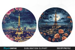 Watercolor Romantic Paris Clipart Bundle Product Image 2