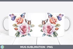 GorgeousWatercolor Mug Wrap design.