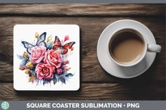 GorgeousWatercolor Square Coaster design.