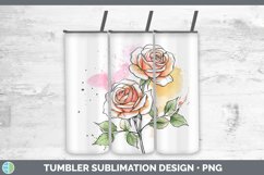 GorgeousWatercolor Tumbler design.