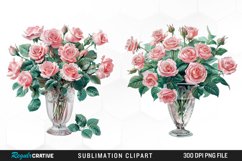 Watercolor Roses Exquisite Clipart Product Image 1