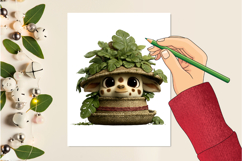 Watercolor Safari Friends Clipart Product Image 2