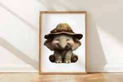 Watercolor Safari Friends Clipart Product Image 3