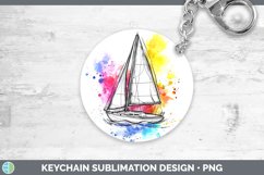 GorgeousWatercolor Keychain design.