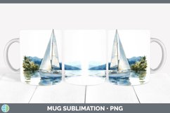 GorgeousWatercolor Mug Wrap design.