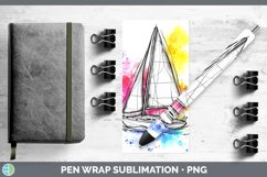 GorgeousWatercolor Pen Wrap design.