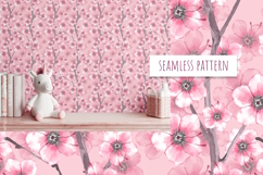 Watercolor Sakura Pink Pattern Product Image 1