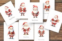 Watercolor Santa Claus. PNG Bundle. Product Image 6