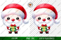 Christmas Santa Claus Sticker PNG, Christmas Sticker PNG Product Image 2