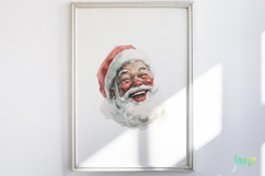 Watercolor Santa Clipart Sublimation Product Image 2