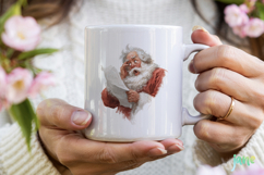 Watercolor Santa Clipart Sublimation Product Image 3