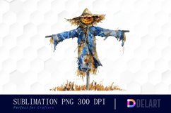 Scarecrow Straw Watercolor Clipart Product Image 1