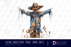 Scarecrow Straw Sublimation PNG Clipart Product Image 1