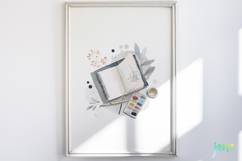 Watercolor School Elements Clipart Product Image 5