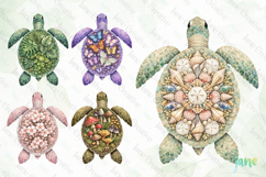 Watercolor Sea Turtle Bundle Product Image 7