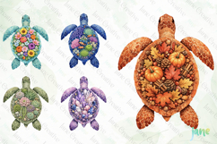 Watercolor Sea Turtle Bundle Product Image 8