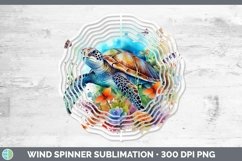 GorgeousWatercolor Wind Spinner design.