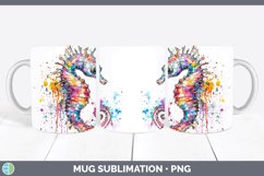 GorgeousWatercolor Mug Wrap design.
