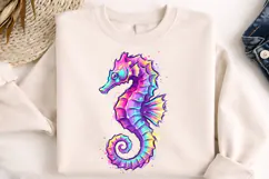 seahorse png, seahorse clipart, ocean creature, watercolor seahorse, marine life png, underwater clipart, sea animal, ocean design, beach sublimation, tropical png