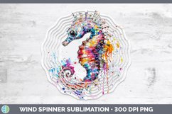 GorgeousWatercolor Wind Spinner design.