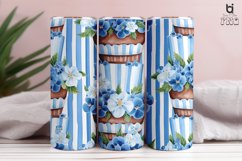 Watercolor Seamless Pattern Cake Baskets Tumbler Design Product Image 12