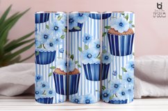 Watercolor Seamless Pattern Cake Baskets Tumbler Design Product Image 6