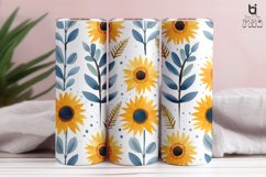 Watercolor Seamless Sunflower Pattern Tumbler Design Product Image 7