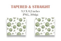 tumbler wrap watermelon seamless design glass Product Image 2