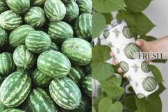 tumbler wrap watermelon seamless design glass Product Image 3