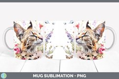 GorgeousWatercolor Mug Wrap design.