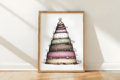 Watercolor Set Christmas Cakes Sublimation Product Image 3