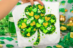 Shamrock St Patrick's Day PNG, Lucky Day PNG, Irish PNG Product Image 2