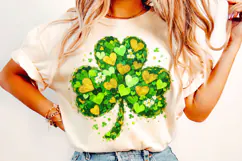 Shamrock St Patrick's Day PNG, Lucky Day PNG, Irish PNG Product Image 3