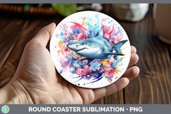 GorgeousWatercolor Round Coaster design.