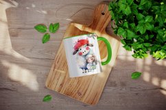 Sheep - Mommy &amp; Me mug, coffee cup wrap sublimation design Product Image 3