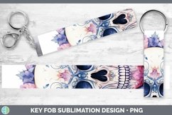 GorgeousWatercolor Key Fob design.