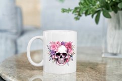 Floral skull Clipart Bundle - 21 Designs Product Image 5