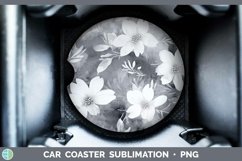 GorgeousWatercolor Car Coaster design.