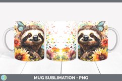 GorgeousWatercolor Mug Wrap design.