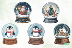 Watercolor Snow Globe PNG Product Image 5