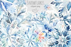 Watercolor Snowflakes Product Image 1