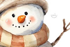 Snowman clipart Product Image 5