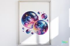 Watercolor Soap Bubbles Clipart Product Image 7